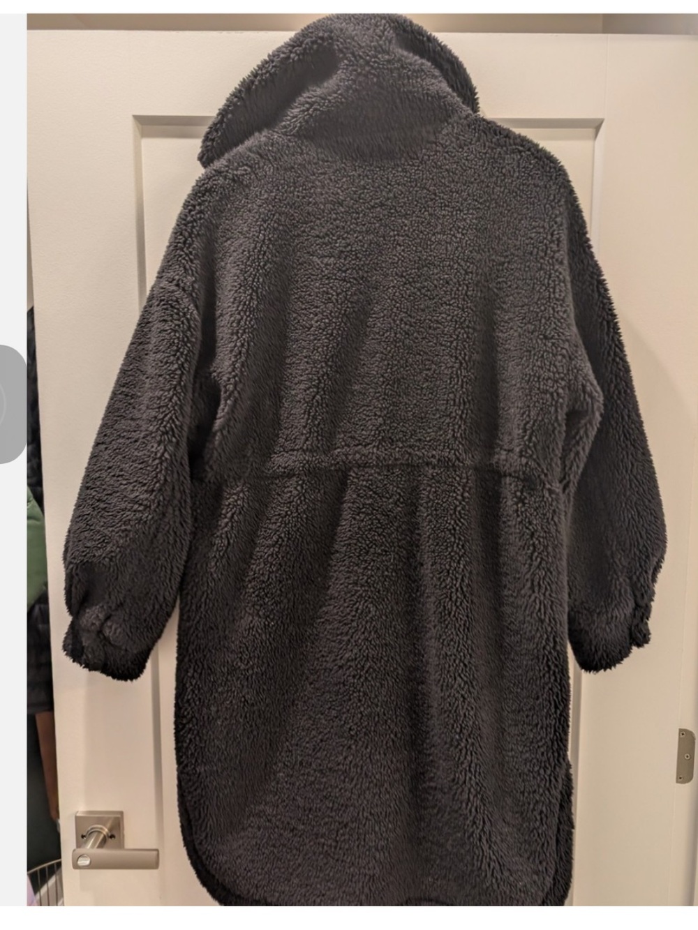 Varley Sherpa Jones Black Teddy Coat Jacket Size Small . Anthropologie. - Picture 5 of 13